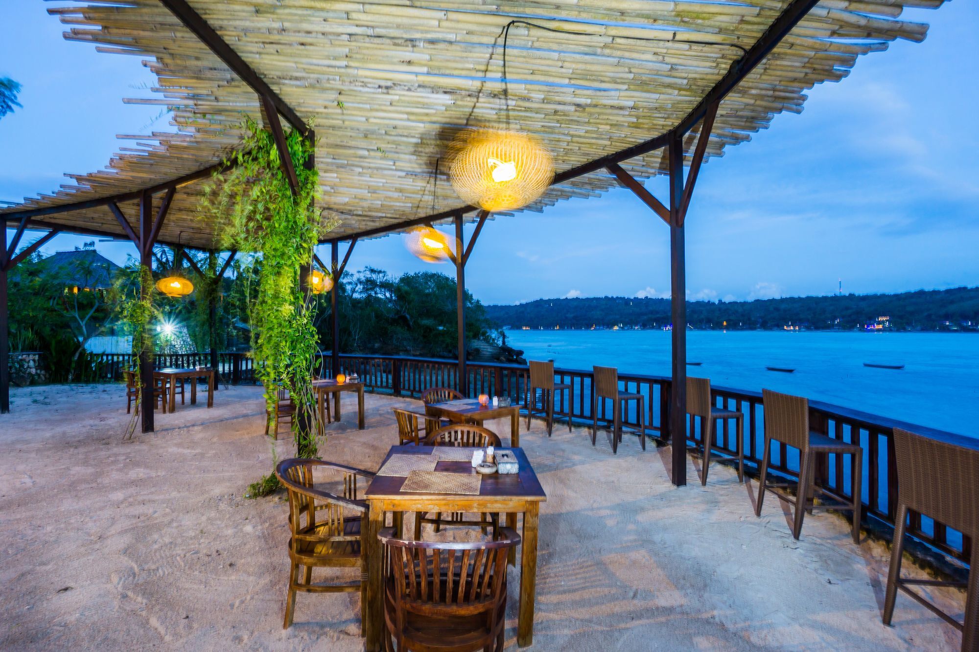 Laguna Reef Huts Lembongan Esterno foto
