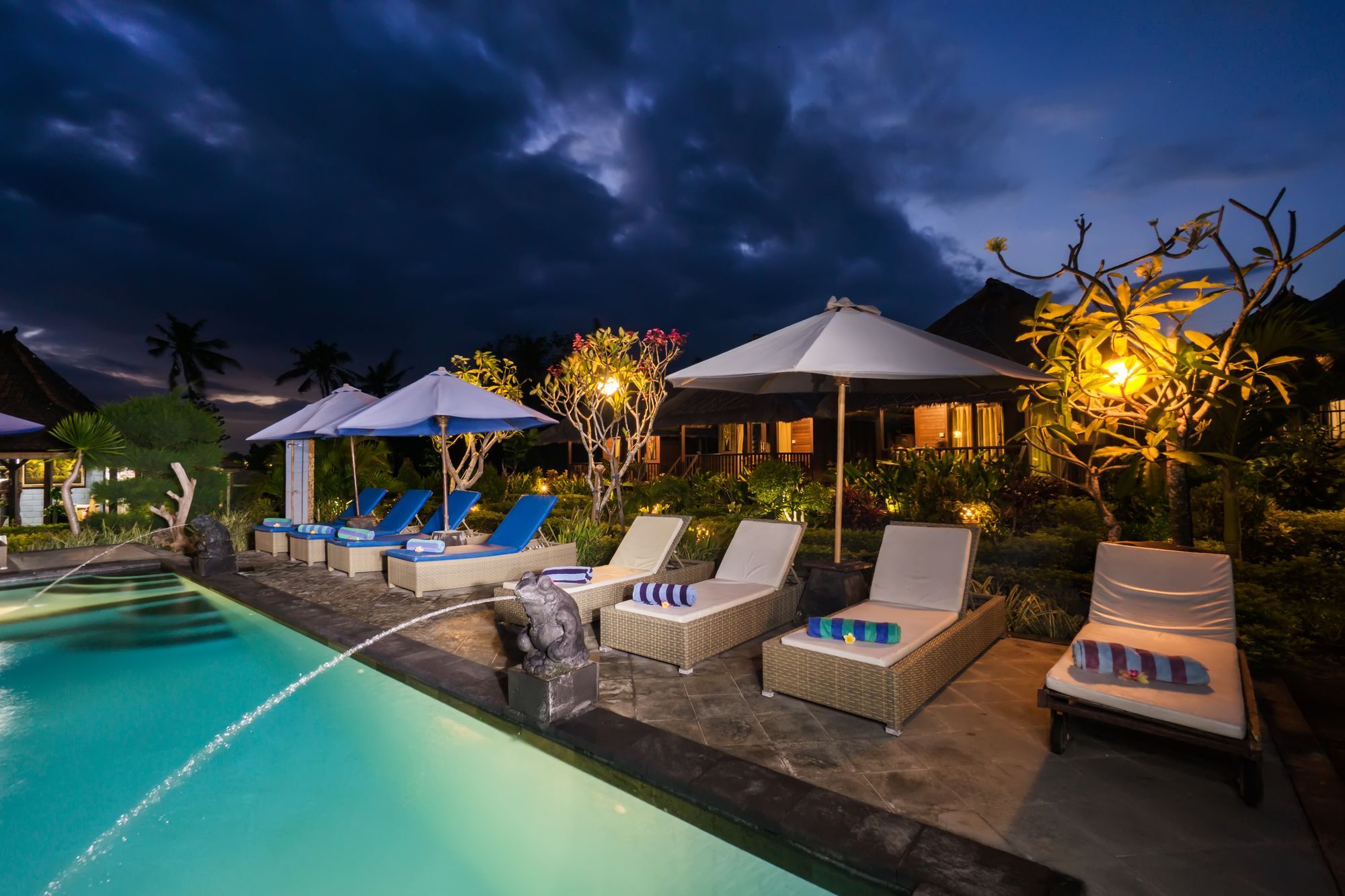 Laguna Reef Huts Lembongan Esterno foto